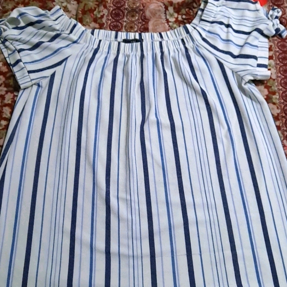 Blue Striped dress